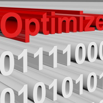 advanced system optimizer optimizer red text on 1 and 0 binary code background